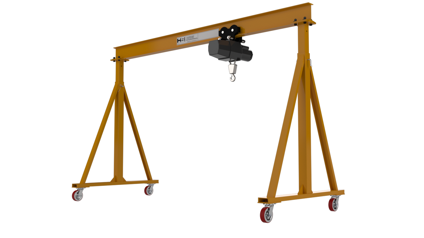 Adjustable Height Steel Gantry Cranes - Fort Dearborn Supply
