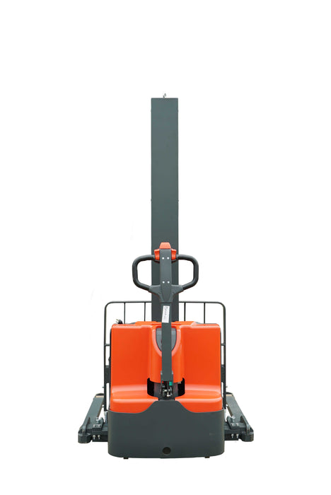 Electric Straddle Leg Stacker-Max Lift Height: 78" - Cap: 2200 Lbs