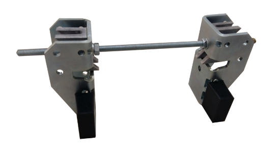 Adjustable W-Beam End Stop, 3.2" - 11.81" Beam (2 Clamps)