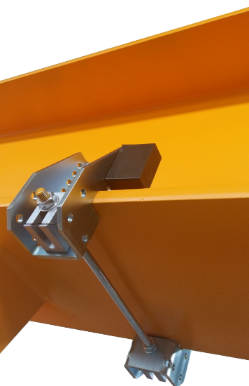 Adjustable W-Beam End Stop, 3.2" - 21.65" Beam (2 Clamps)