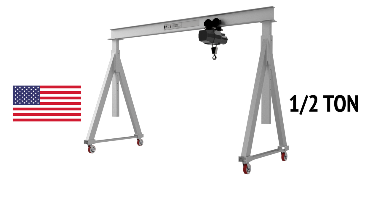 Gantry Crane 1/2 Ton Aluminum Adjustable Height