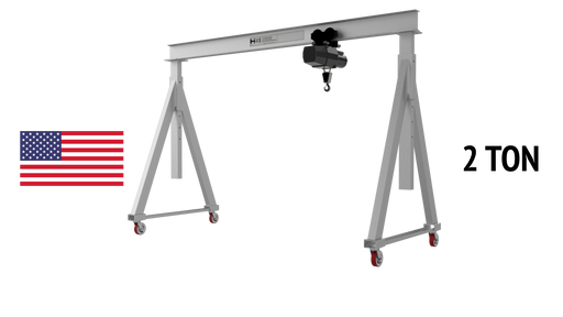 Gantry Crane 2 Ton Aluminum Adjustable Height