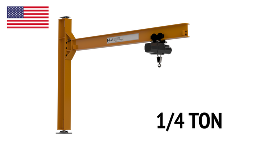 Jib Crane 1/4 Ton Mast Type Drop Cantilever