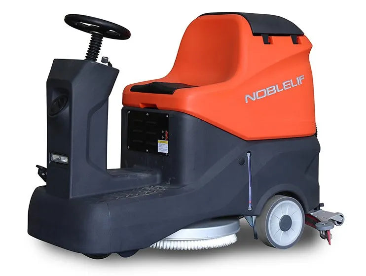 Rider Electric Floor Scrubber - 20.9" Width - 13.2 Gallon Tank