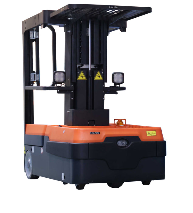 Electric Powered Order Picker - Max Lift Height: 118" - Cap: 850 Lbs