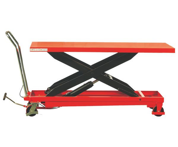 Manual Lift Table - Platform Size: 31.9" X 63" - Capacity: 1100 Lbs