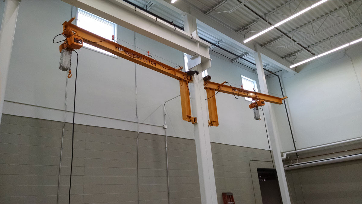 Cantilever Jib Crane Wall/Column Mounted - 2 Ton (4,000 lbs)