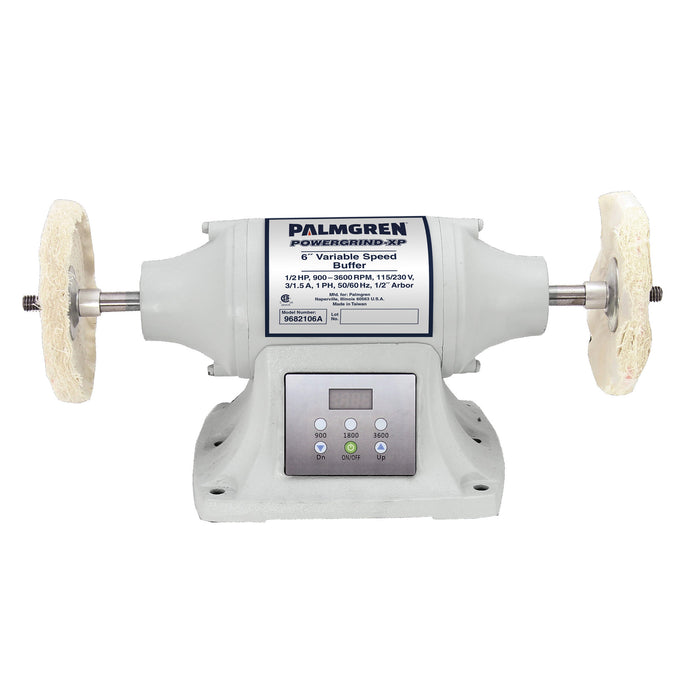 6" Variable Speed 3/4HP 115/240V Bench Buffer