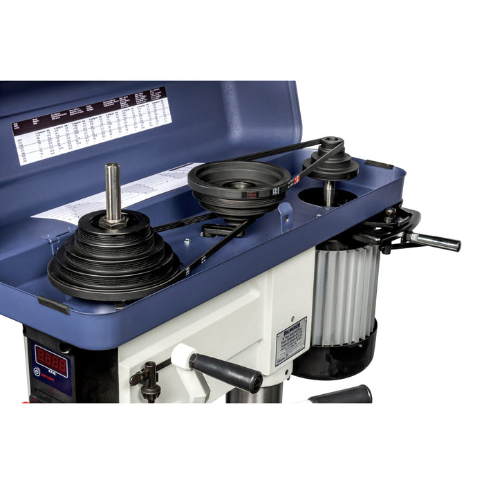 20" 16-Speed Floor Step Pulley Drill Press (120/240V 1 Phase)