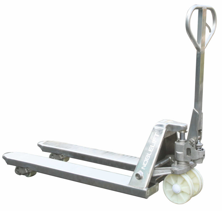 Stainless Steel Pallet Jack - Fork Size: 27"X48" - Capacity: 5500 Lbs