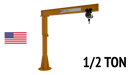 Jib Crane 1/2 Ton Light Duty Foundationless