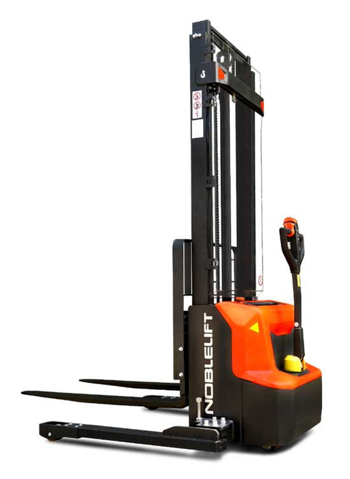 Lithium Powered Electric Straddle Leg Stacker-Max Lift Height: 114" - Cap: 2600 Lbs