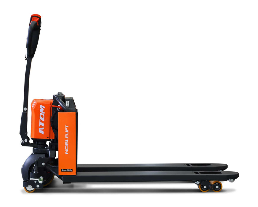 Electric Pallet Jack-Fork Size: 27"X45"-Capacty: 2800 Lbs-Li-Ion Bat.