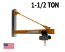 Jib Crane 1-1/2 Ton Tie Rod Style