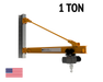 Jib Crane 1 Ton Tie Rod Style